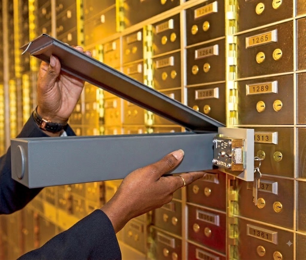 Accessing Private Safe Deposit Box Container inside Catch Group Vault